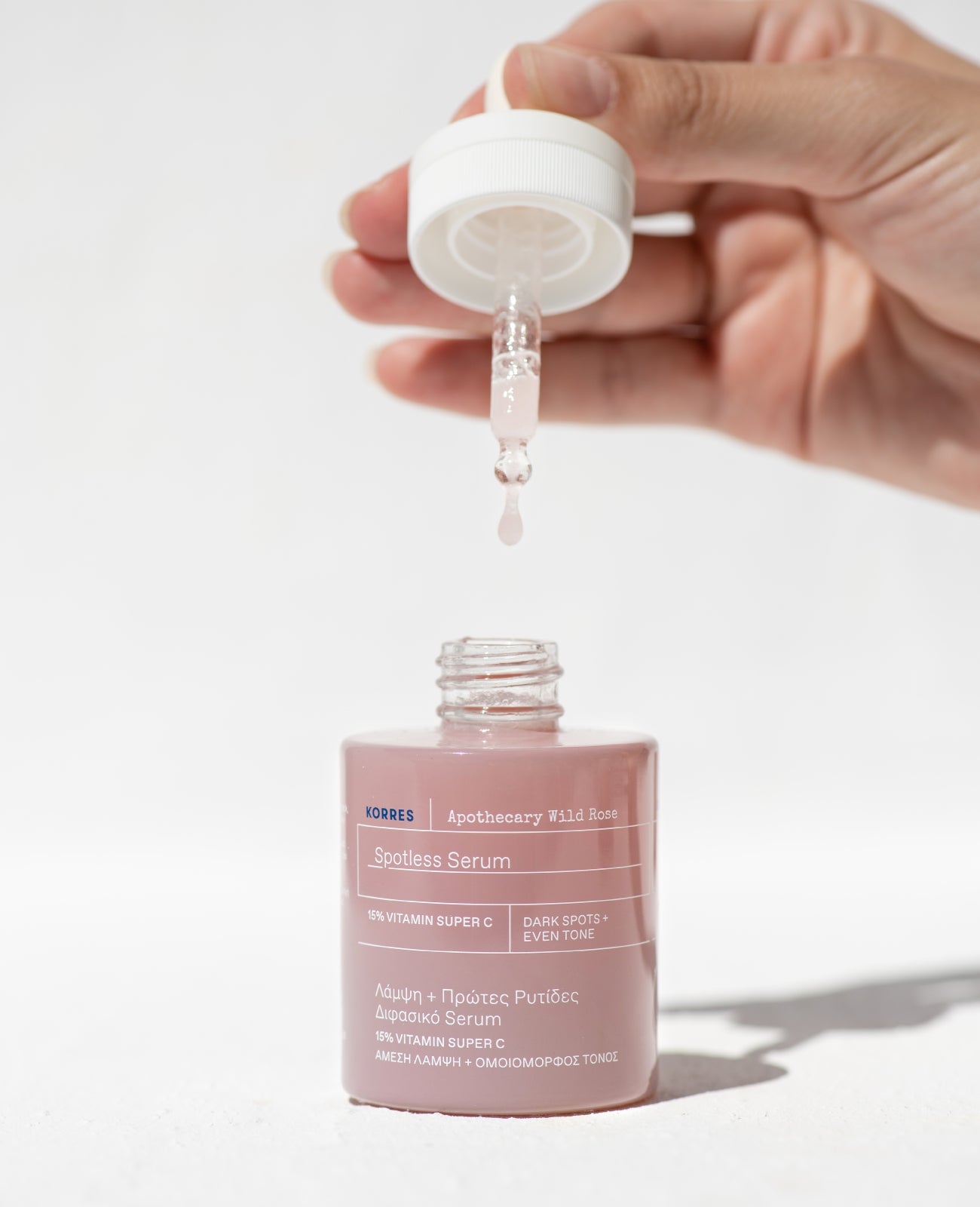 Sérum Eclat Anti-Taches 15% Super Vitamine C - Rose Sauvage - 30Ml