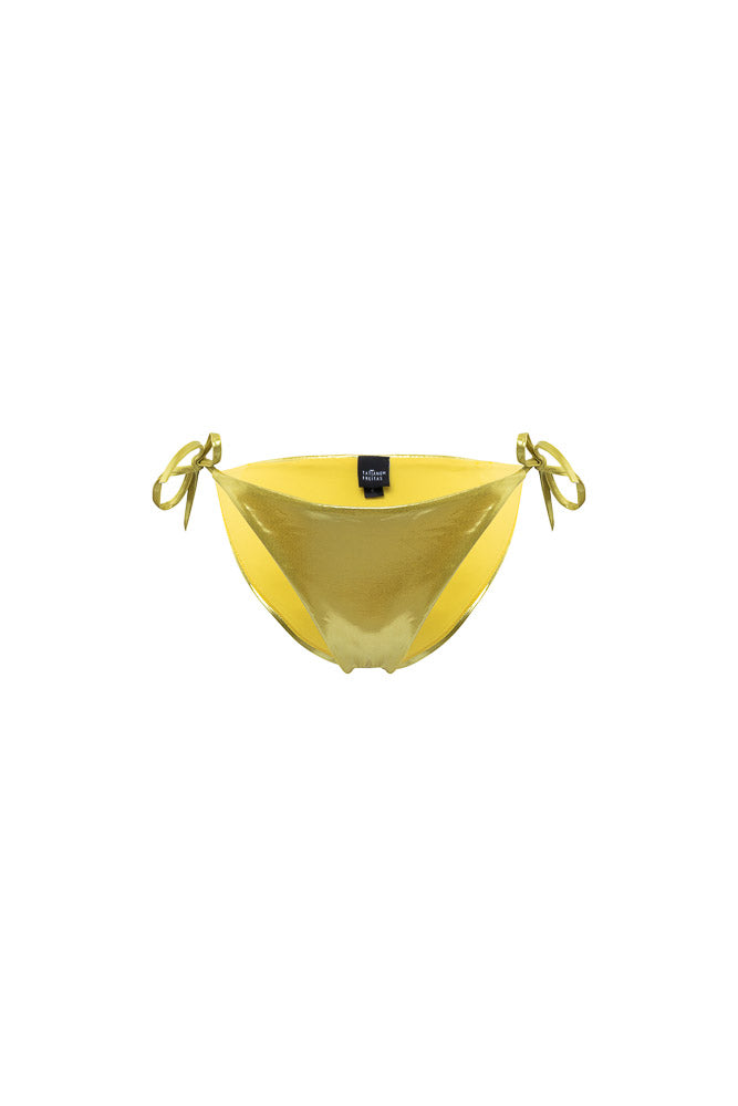 Culotte À Lacets Attachante Shine Jaune
