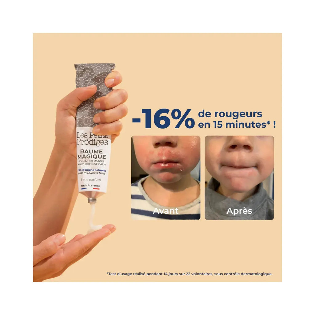 Baume Magique Naturel remplace 10 produits Multi-usages dès bébé naissance