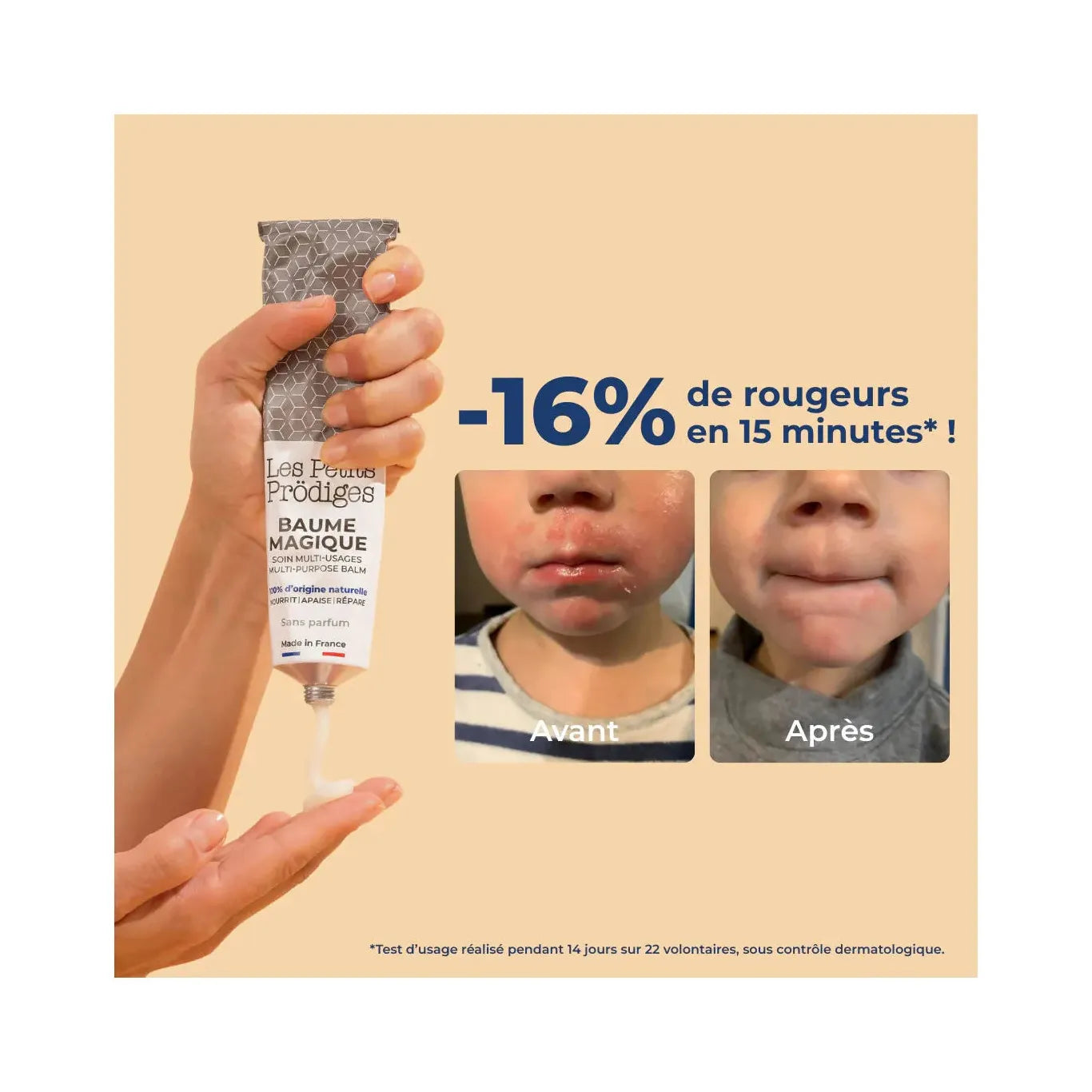 Baume Magique Naturel remplace 10 produits Multi-usages dès bébé naissance