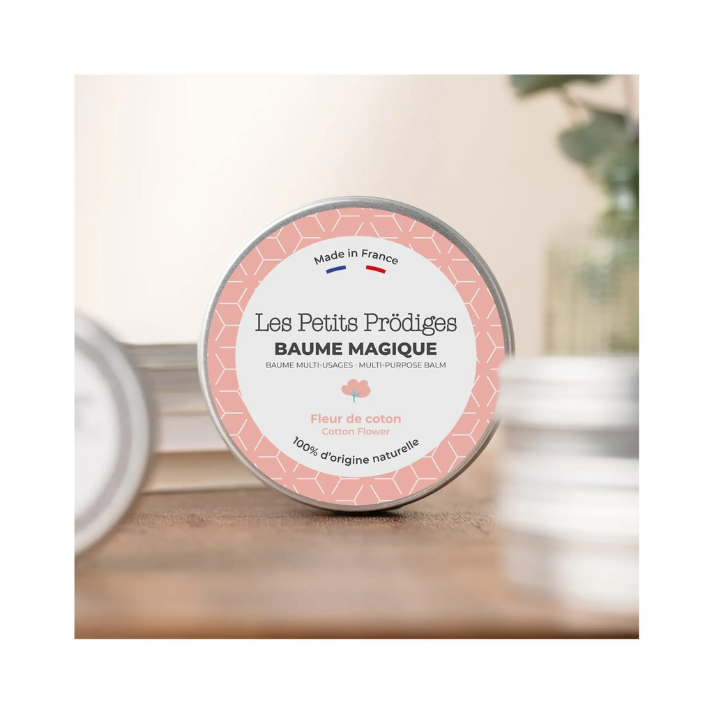 Baume Magique Best-seller qui remplace 10 produits Multi-usages Fleur de coton