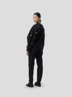 Pantalon Bean In Black Denim