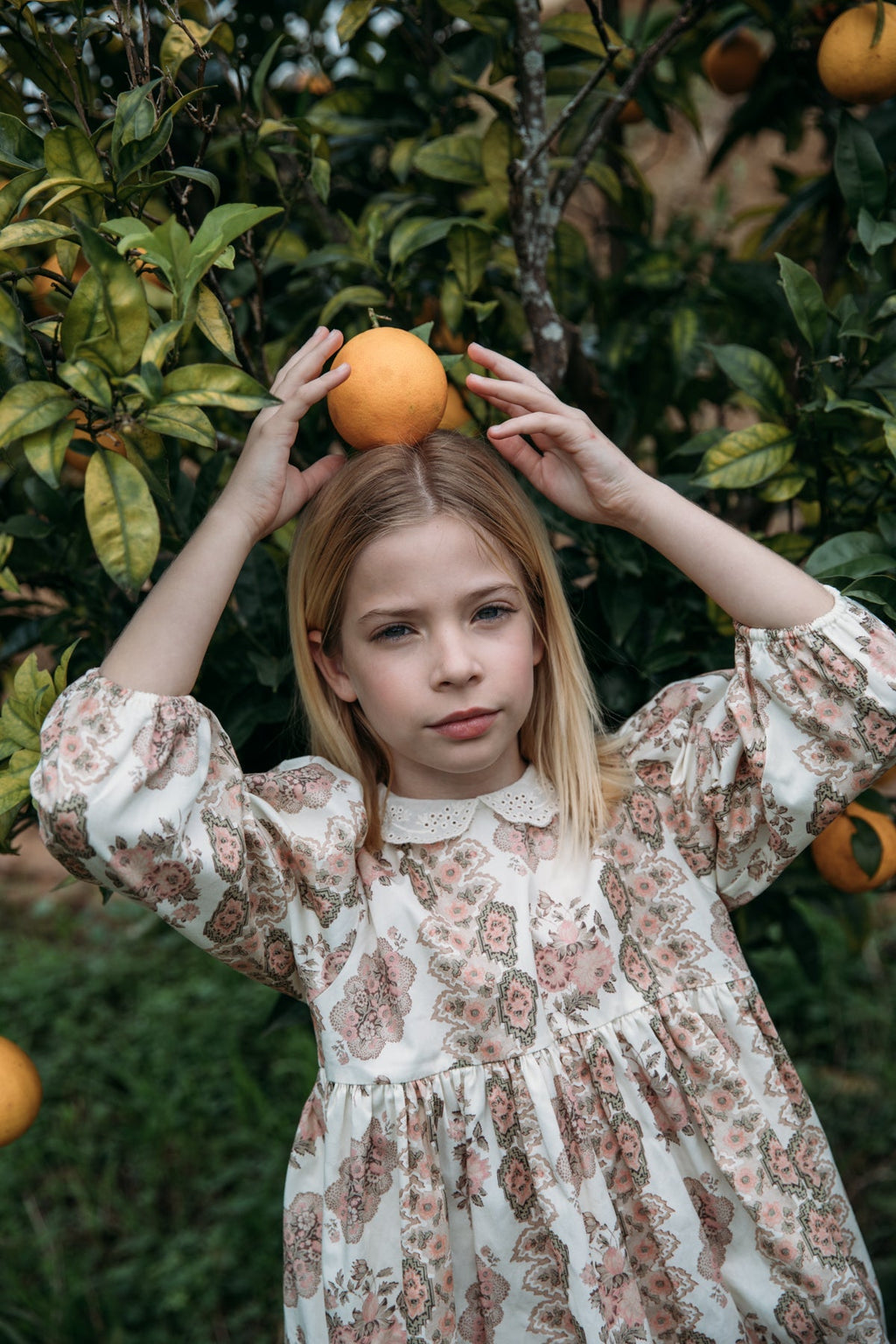 Robe Darja À Tapisserie Florale - Enfant
