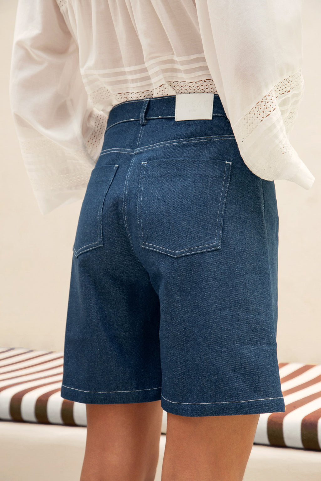 Short Le Uberto - Denim Bleu Fonce