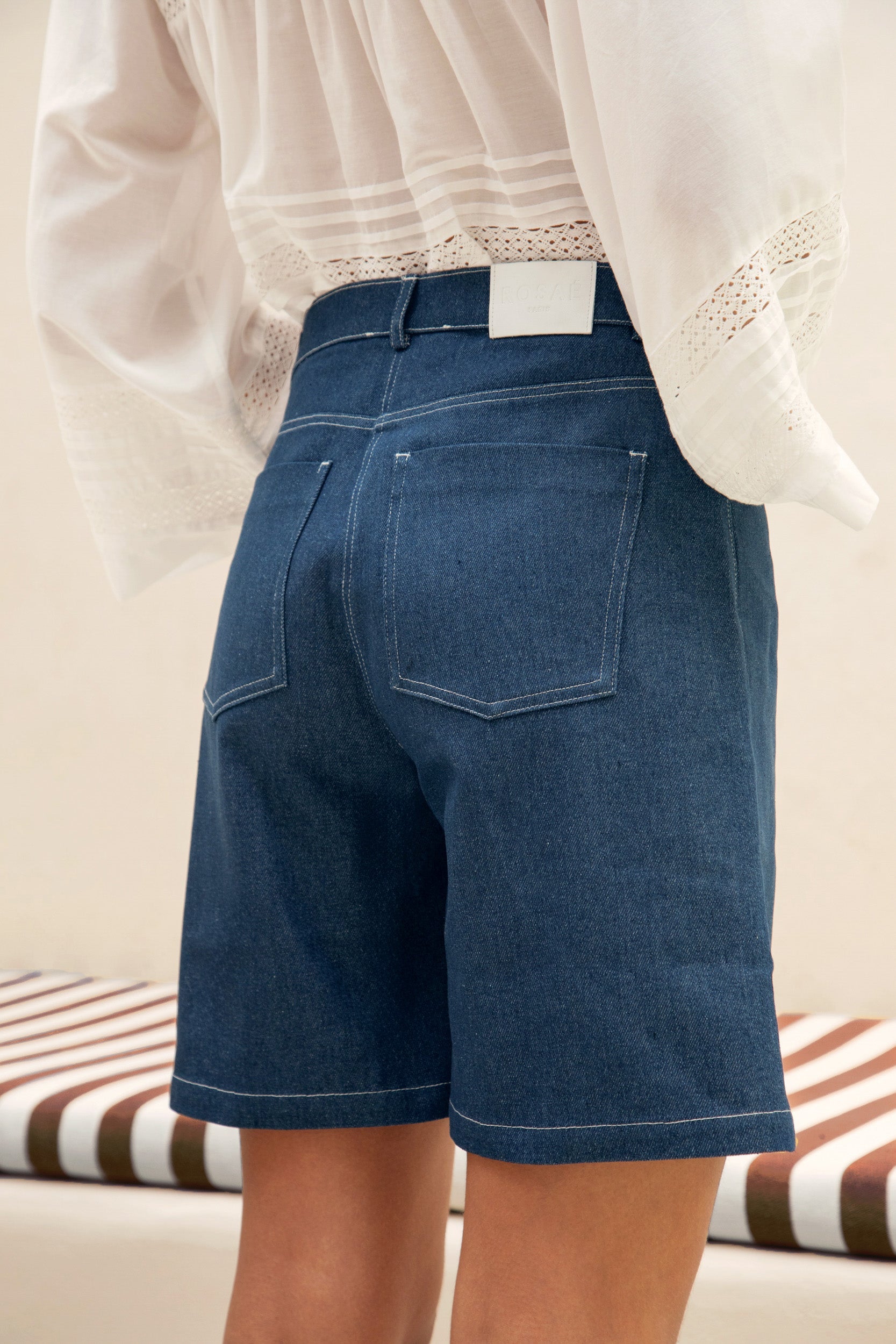 Short Le Uberto - Denim Bleu Fonce