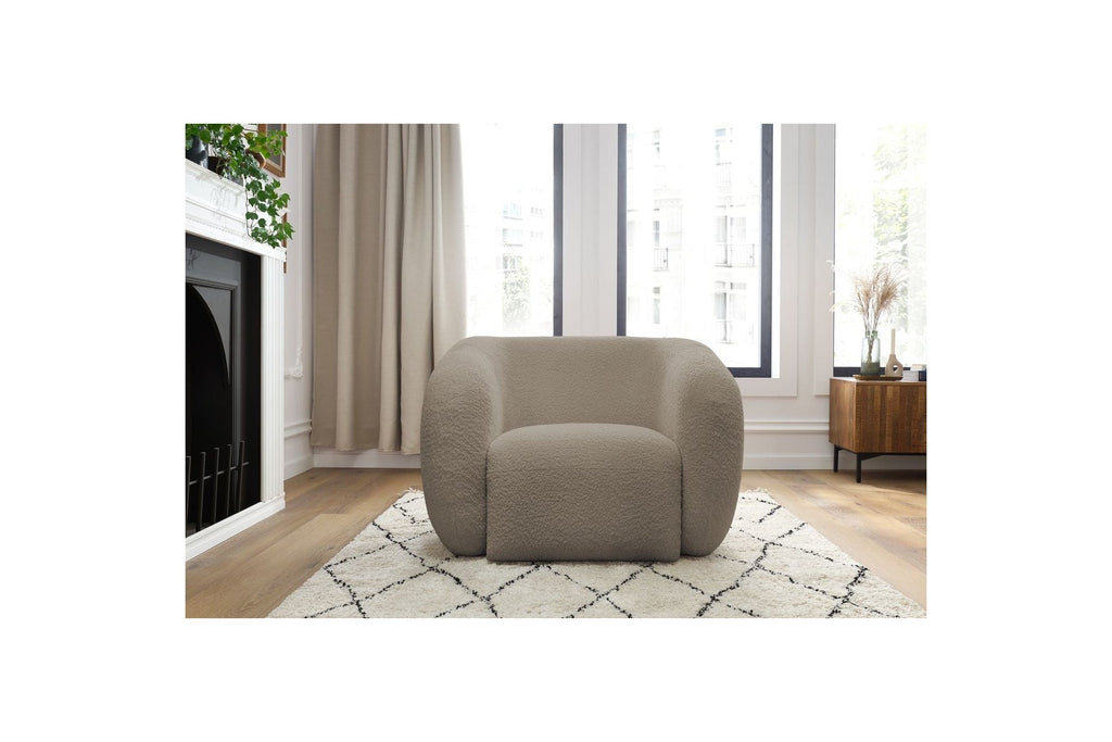 Celine - Fauteuil - Tissu Bouclette