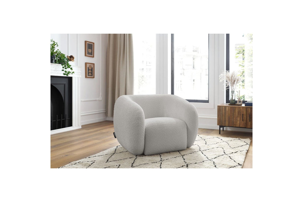 Celine - Fauteuil - Tissu Bouclette