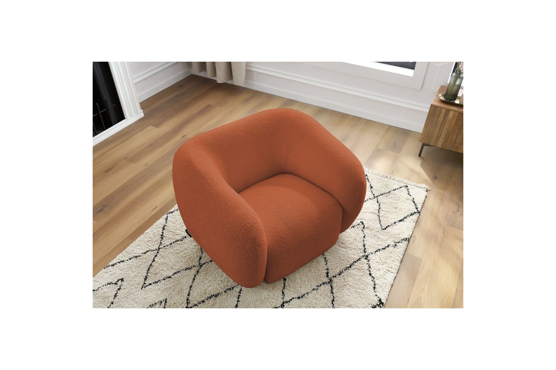 Celine - Fauteuil - Tissu Bouclette