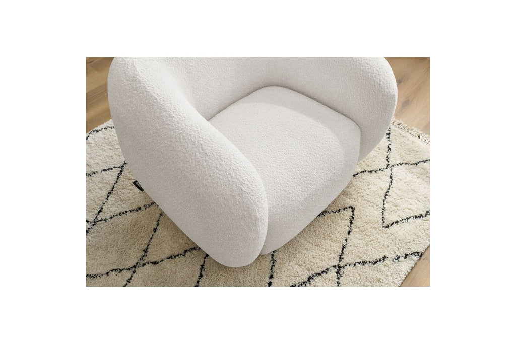 Celine - Fauteuil - Tissu Bouclette