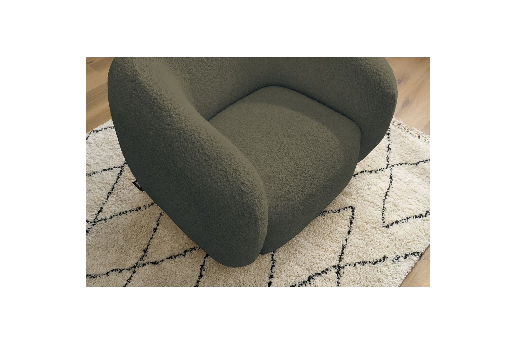 Celine - Fauteuil - Tissu Bouclette