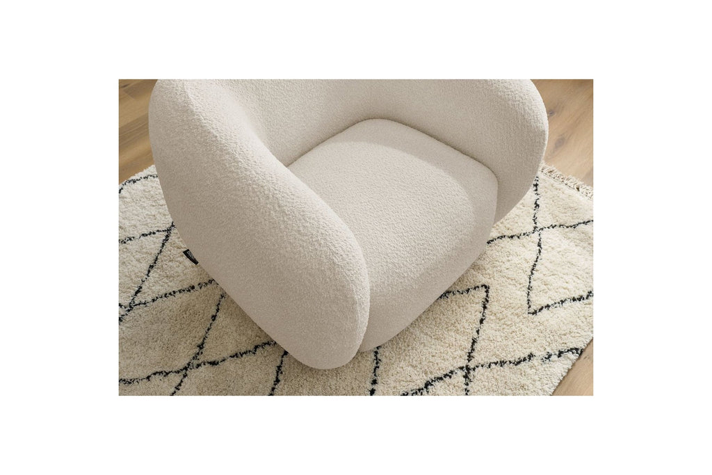 Celine - Fauteuil - Tissu Bouclette