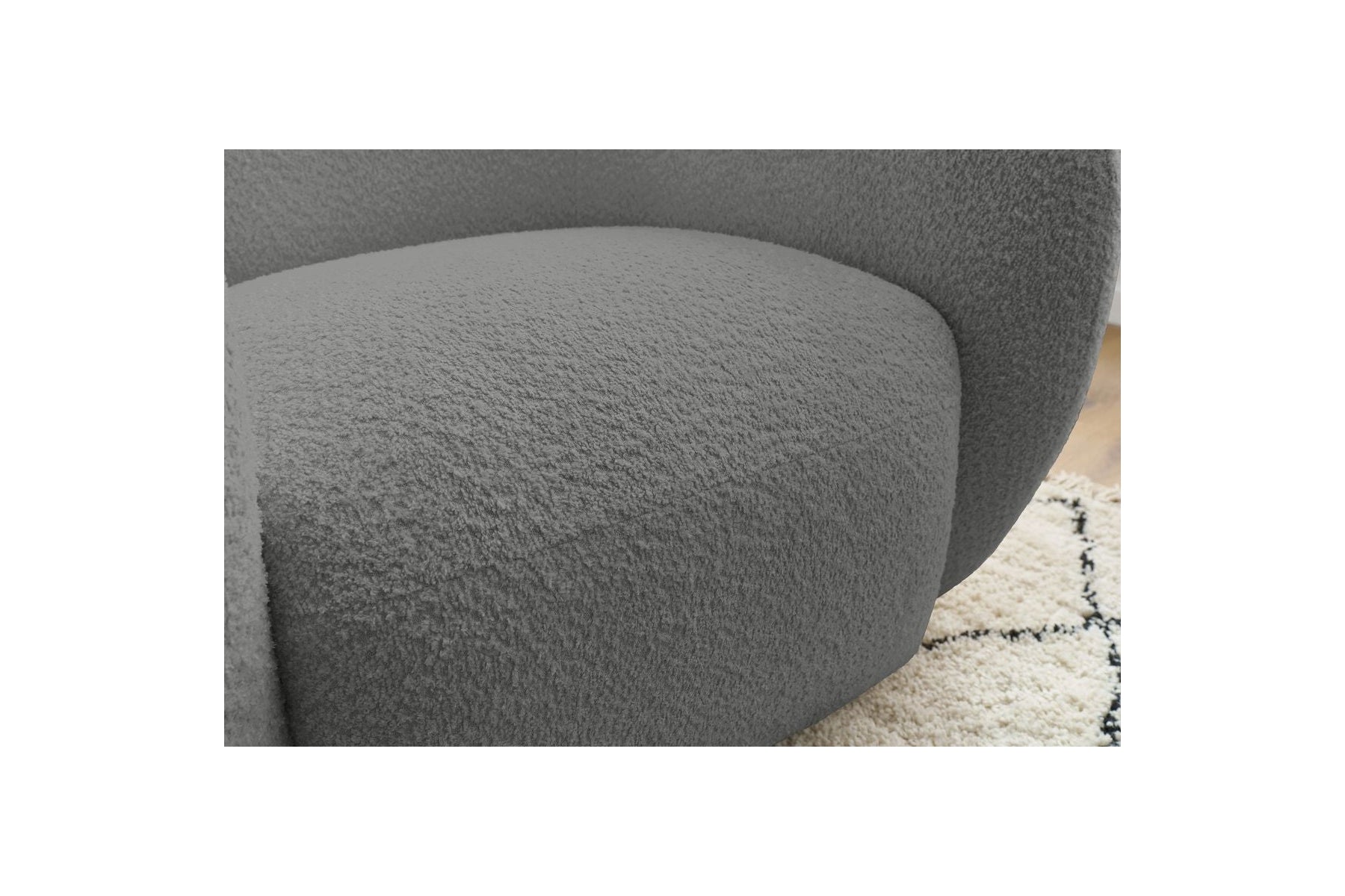 Celine - Fauteuil - Tissu Bouclette