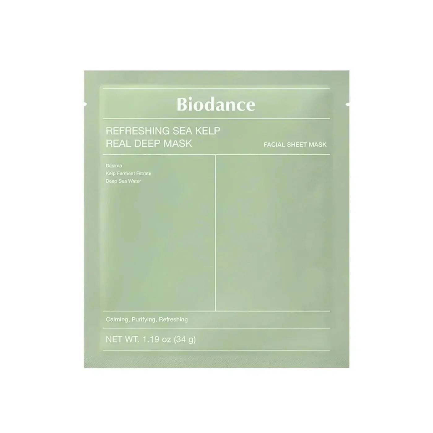 Refreshing Sea Kelp Real Deep Mask – Masque Apaisant Et Purifiant