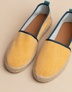Espadrilles Plate Biscarrosse - Toile Moutarde - Homme