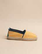 Espadrilles Plate Biscarrosse - Toile Moutarde - Homme