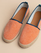 Espadrilles Plate Biscarrosse - Toile Orange - Homme
