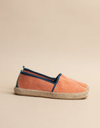 Espadrilles Plate Biscarrosse - Toile Orange - Homme