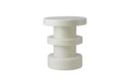 Table D'Appoint - Blanc sur Blanc