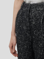 Pantalon Moor In Dark Wool, Grandfather Style