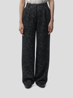 Pantalon Moor In Dark Wool, Grandfather Style
