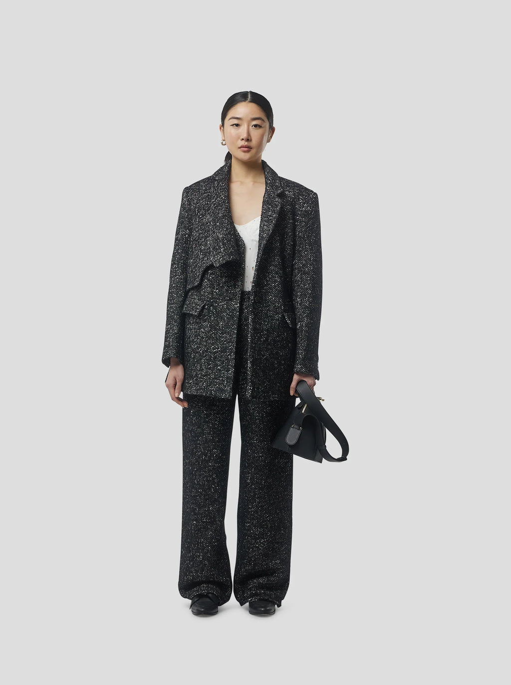 Pantalon Moor In Dark Wool, Grandfather Style