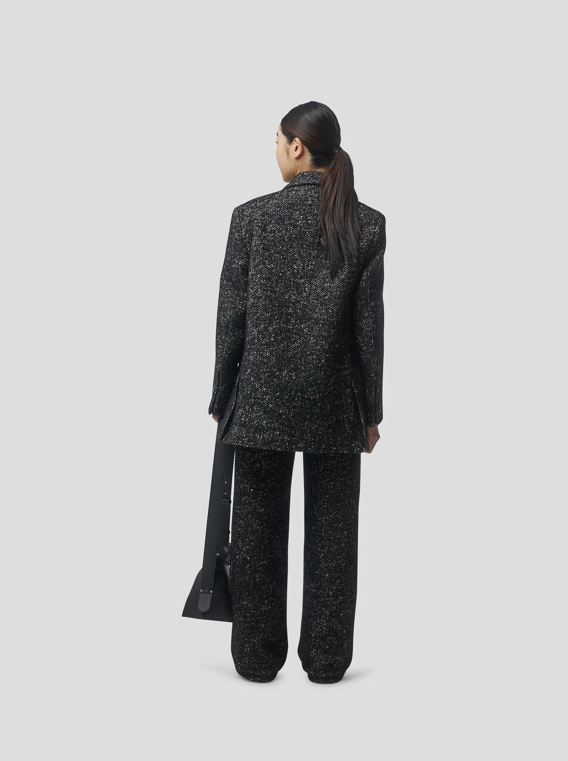 Pantalon Moor In Dark Wool, Grandfather Style