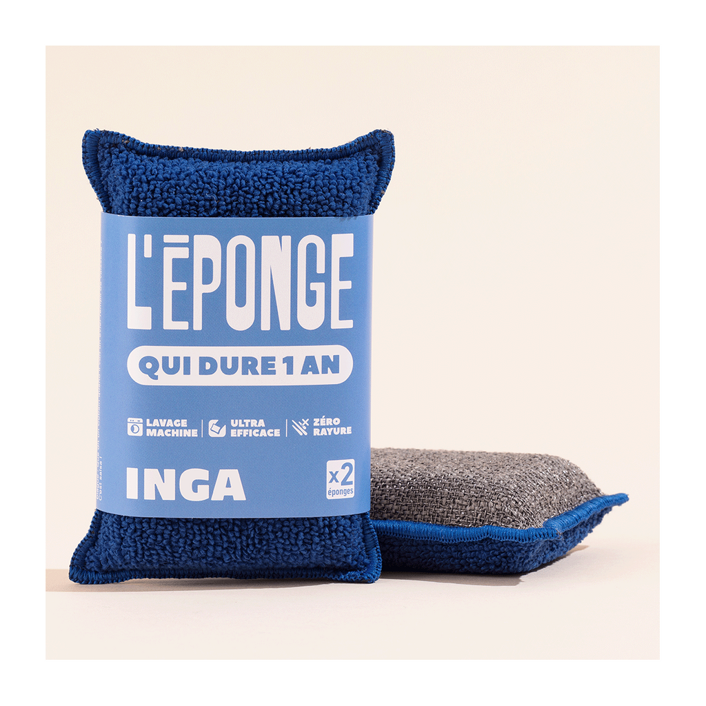 Duo D'Éponges Lavables (avec ou sans support)