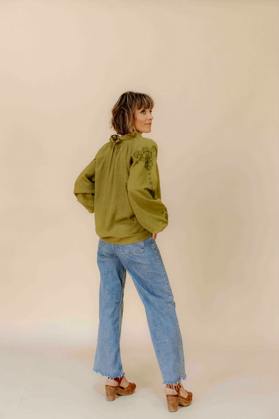 Blouse Vyshyvanka - Kaki