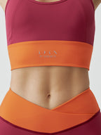 Top Tay - Mandarine/Orchidée À Fleurs - Femme