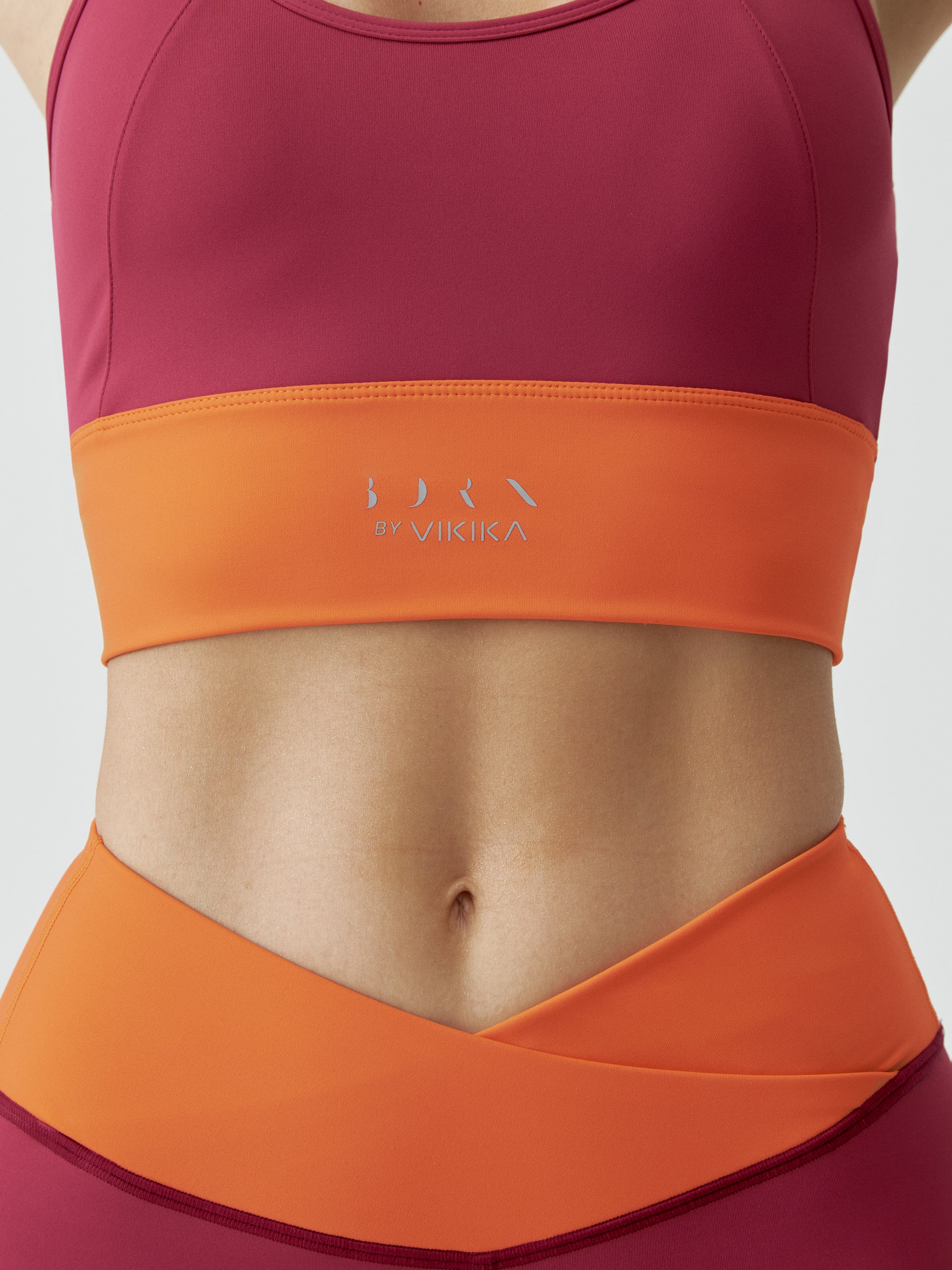 Top Tay - Mandarine/Orchidée À Fleurs - Femme