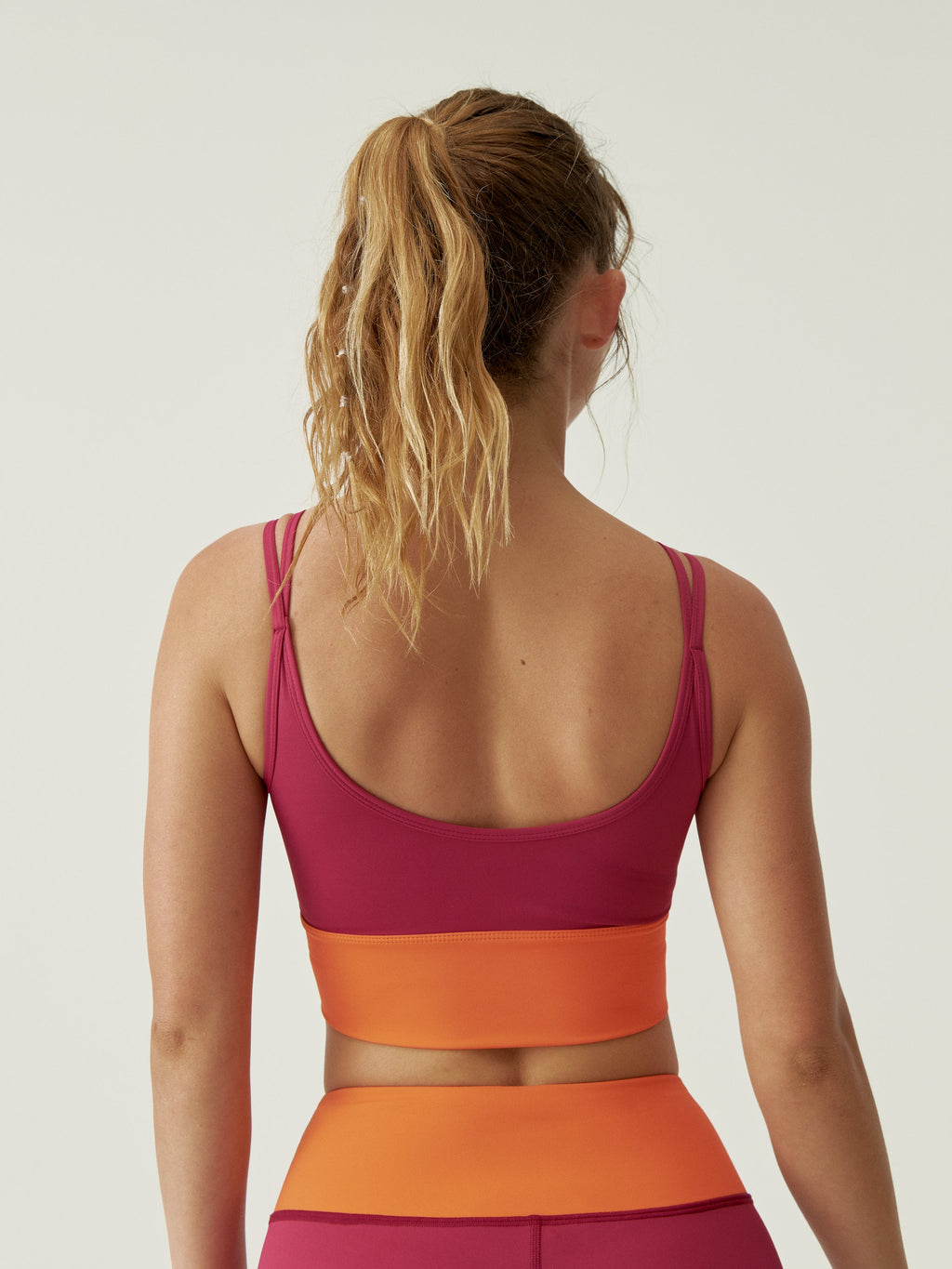 Top Tay - Mandarine/Orchidée À Fleurs - Femme