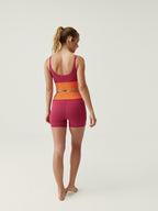 Top Tay - Mandarine/Orchidée À Fleurs - Femme