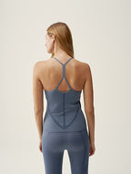 Top Vinyasa - Bleu Océan - Femme