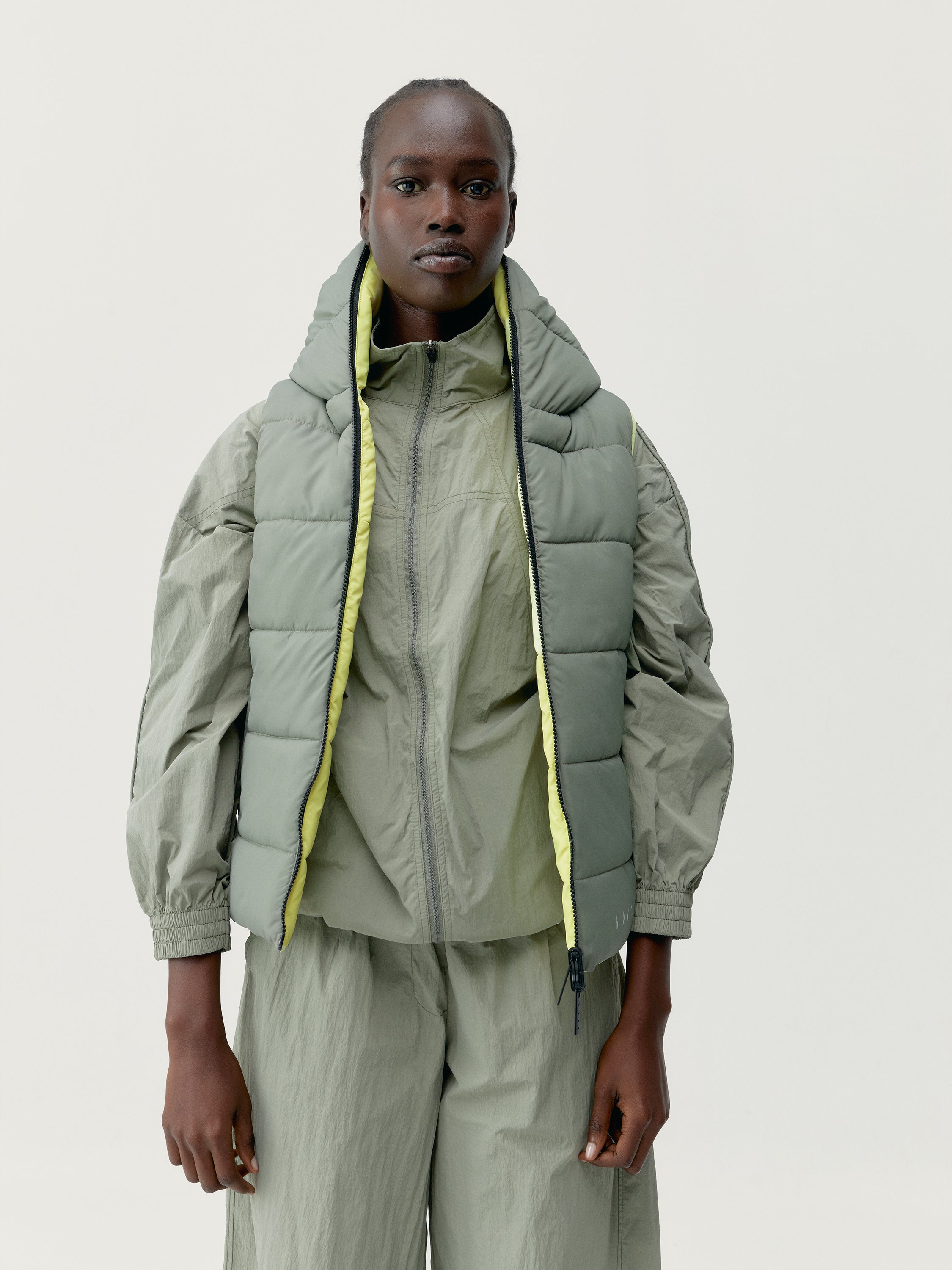 Veste Hazel - Jaune Vert/Camouflage - Femme