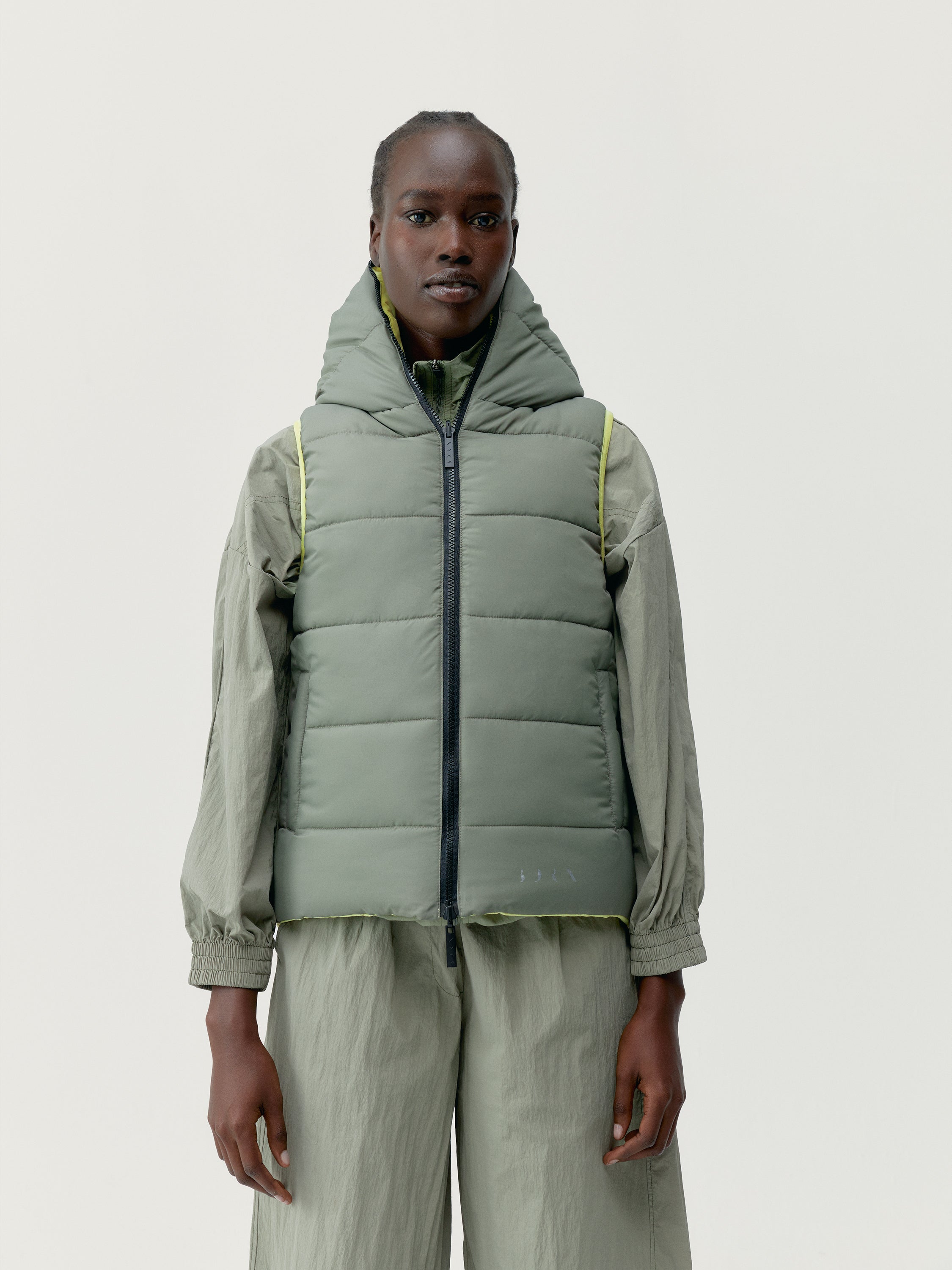 Veste Hazel - Jaune Vert/Camouflage - Femme