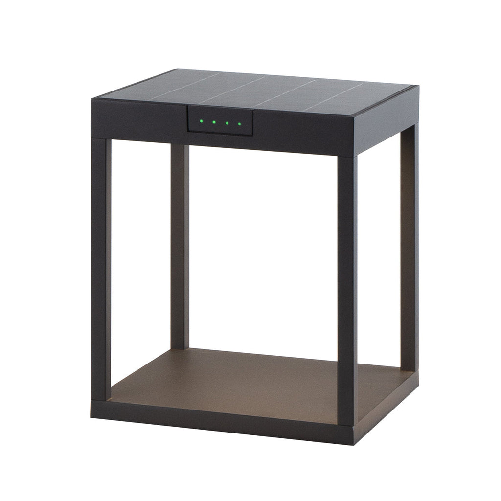 Radia - Borne & Potelet Solaire - Aluminium - Noir