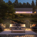 Radia - Borne & Potelet Solaire - Aluminium - Noir