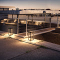 Radia - Borne & Potelet Solaire - Aluminium - Noir