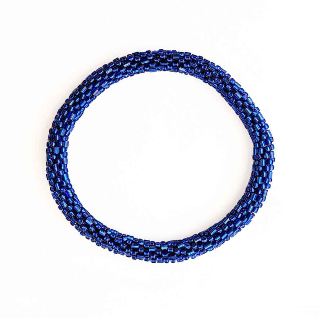 Bracelet Népalais #21 - Bleu Nuit