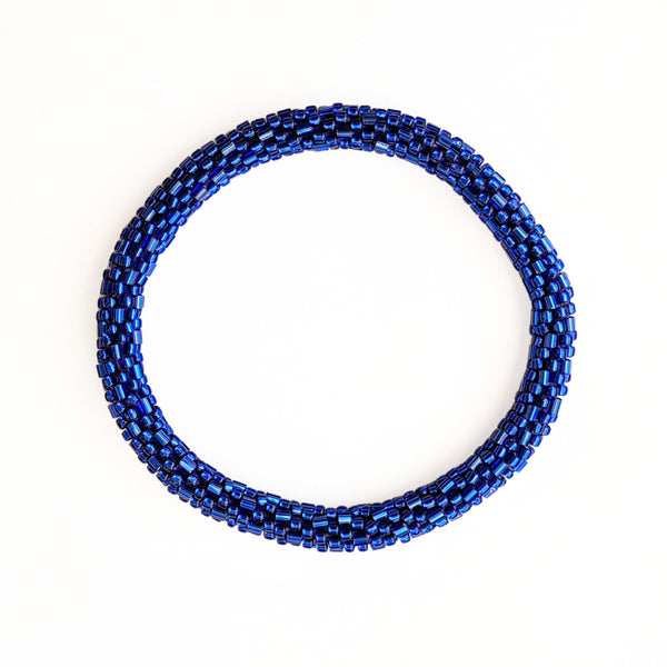Bracelet Népalais #21 - Bleu Nuit