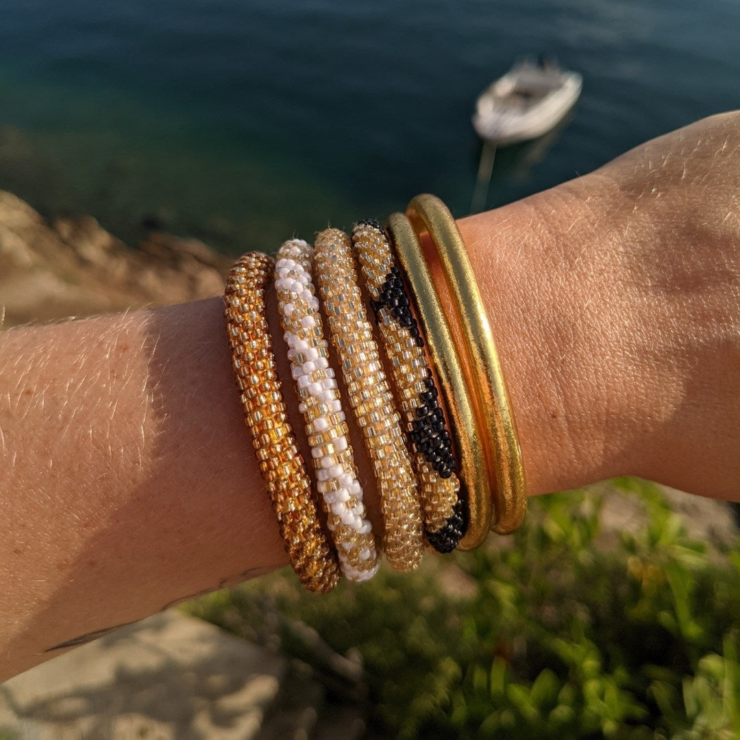 Bracelet Népalais #5 - Or Antique