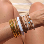 Bracelet Népalais #5 - Or Antique