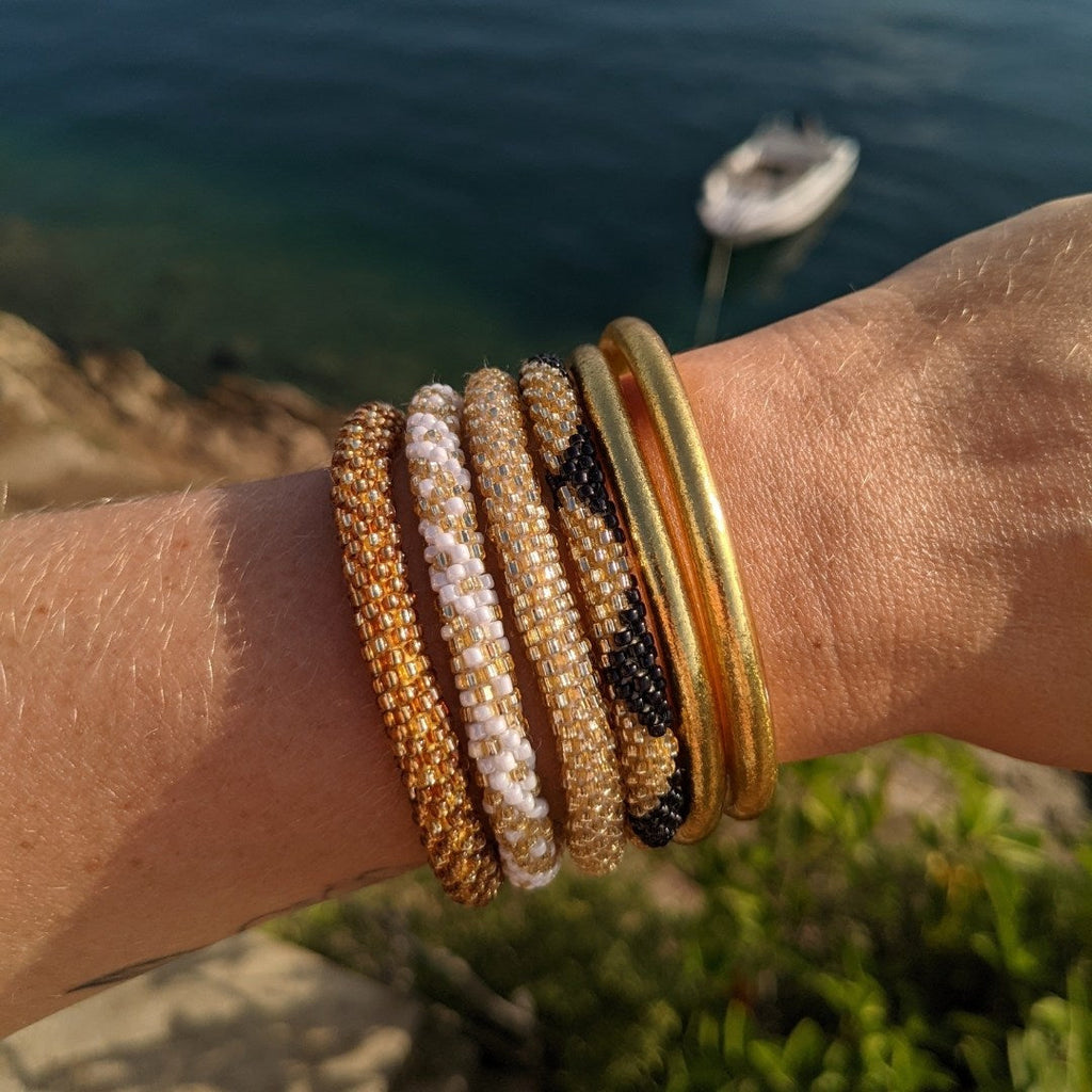 Bracelet Népalais #7 - Light Gold