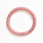 Bracelet Népalais #84 - Rose Et Argenté