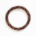 Bracelet Népalais #92 - Marron Et Doré