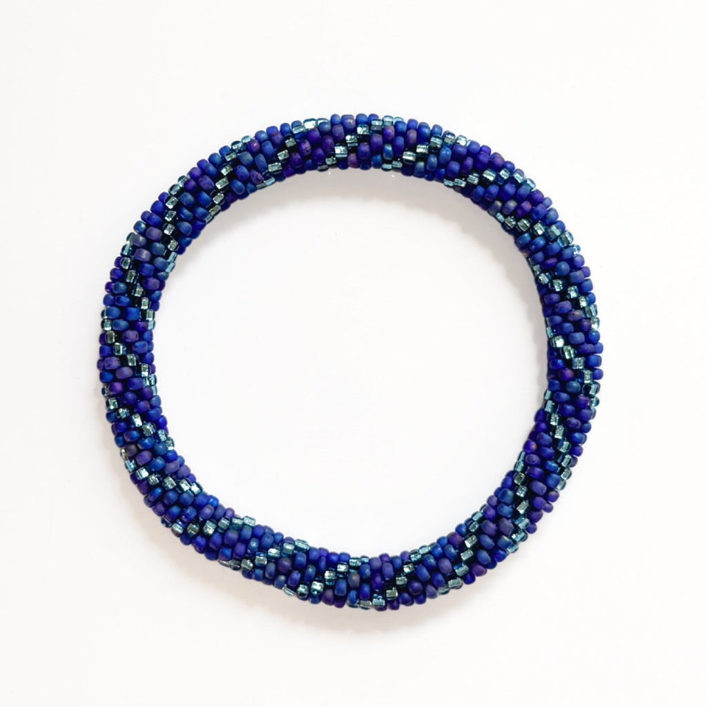 Bracelet Népalais #97 - Bleu