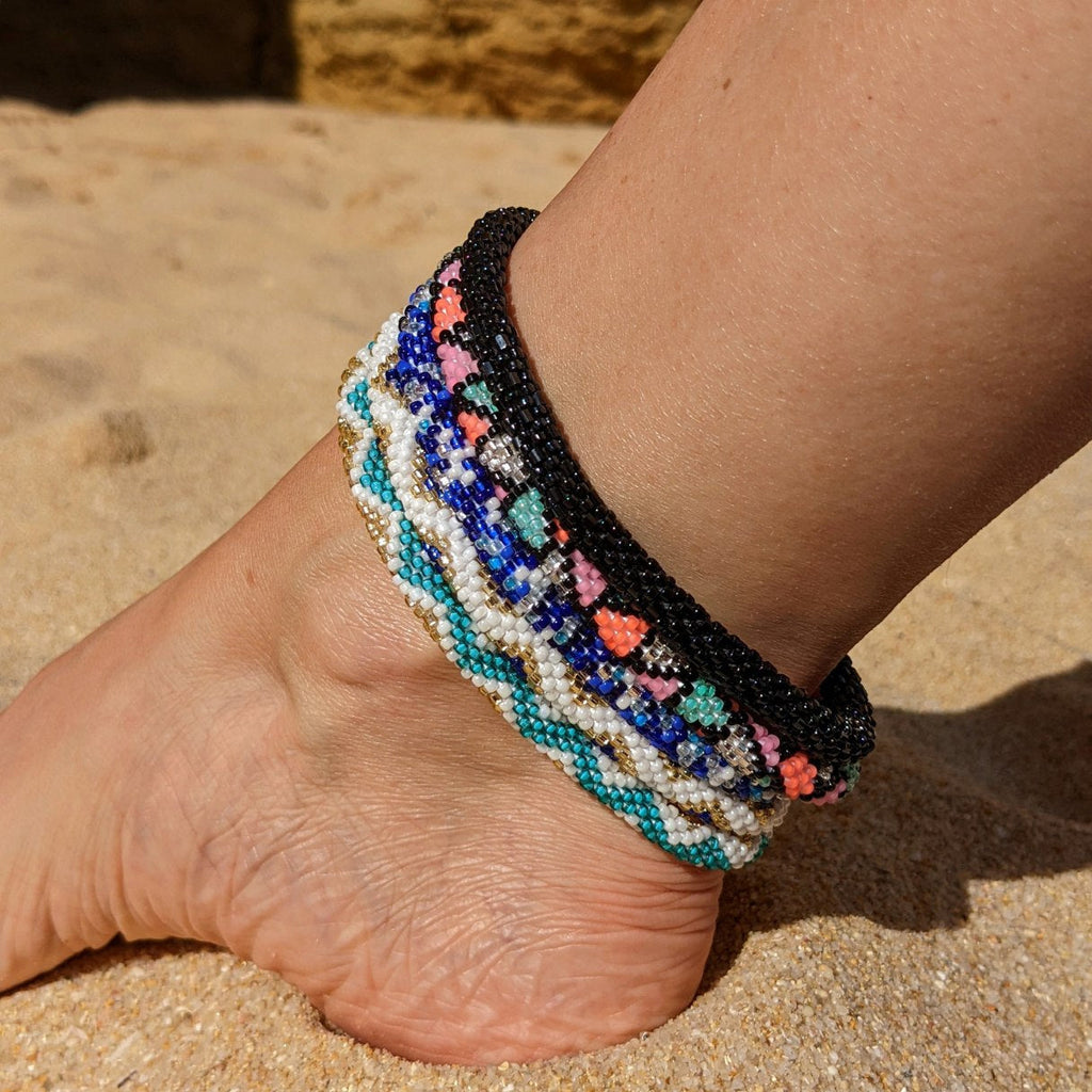 Bracelet Népalais De Cheville - Aztèque