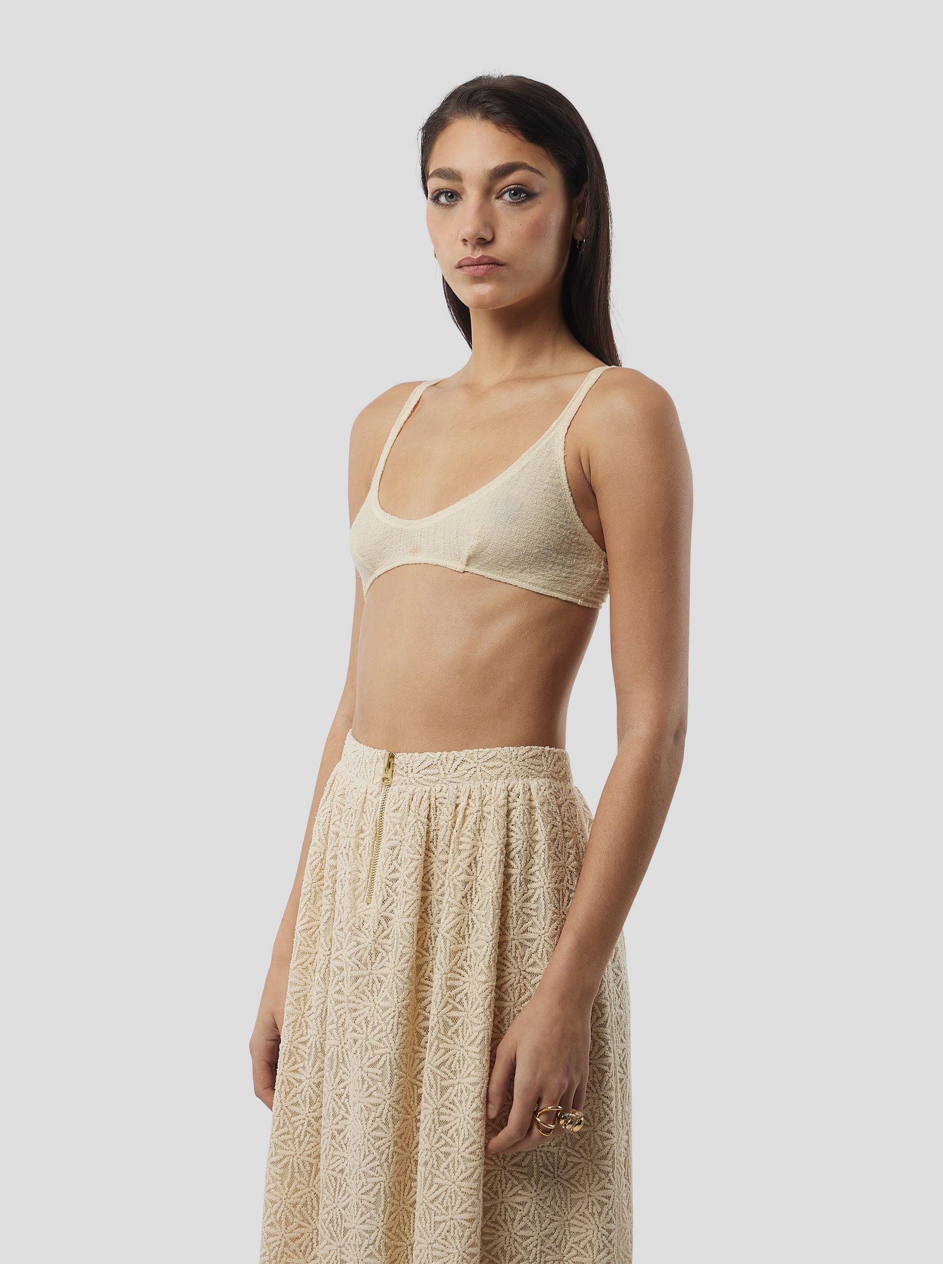 Brassière Gala In Sand Salted Voile
