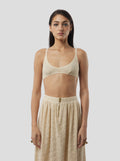 Brassière Gala In Sand Salted Voile