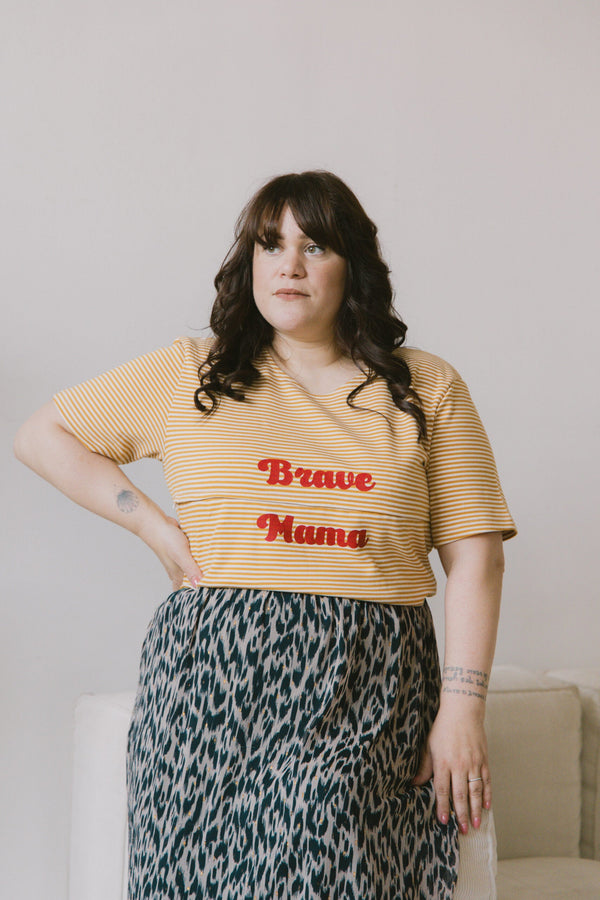 Brave Mama – Le Tee-Shirt D’Allaitement Hyper Épais